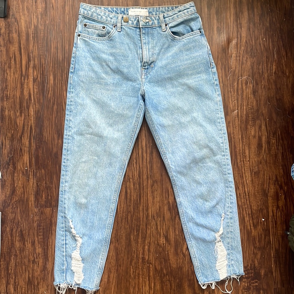 Topshop straight leg jeans